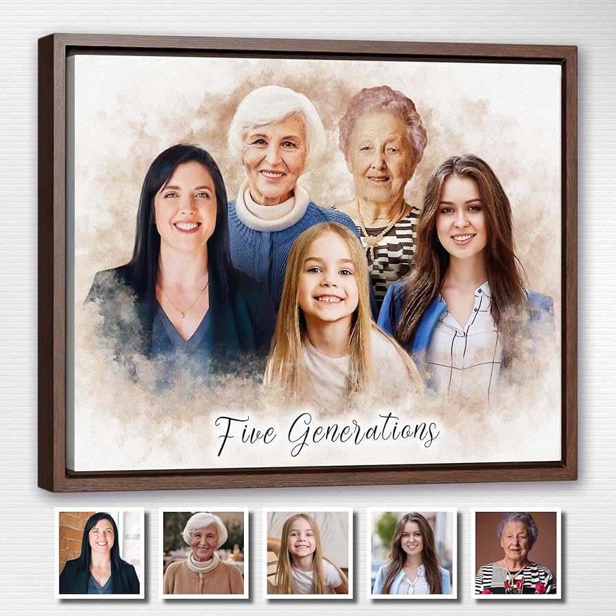 rodzina pozuje do wspólnej fotografii w ogrodzie